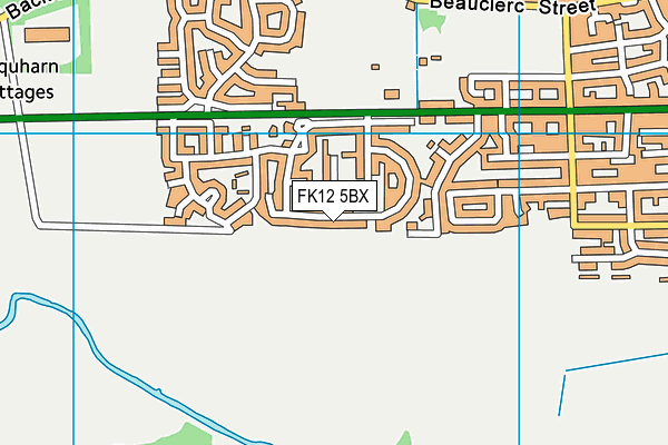 FK12 5BX map - OS VectorMap District (Ordnance Survey)