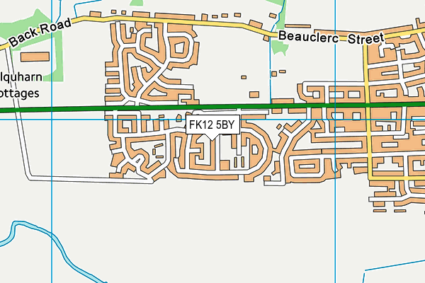 FK12 5BY map - OS VectorMap District (Ordnance Survey)