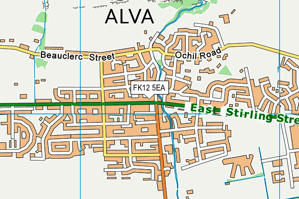 Map of ALVA TANDOORI LIMITED at district scale