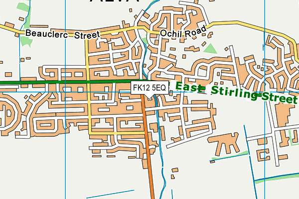 FK12 5EQ map - OS VectorMap District (Ordnance Survey)