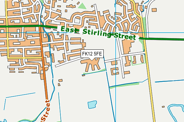 FK12 5FE map - OS VectorMap District (Ordnance Survey)
