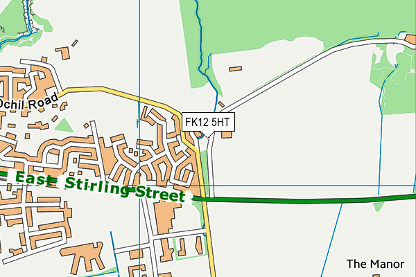 FK12 5HT map - OS VectorMap District (Ordnance Survey)
