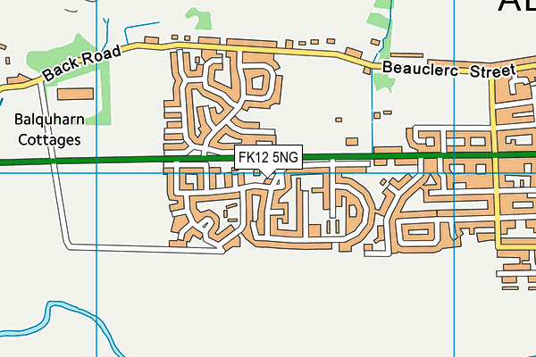 FK12 5NG map - OS VectorMap District (Ordnance Survey)