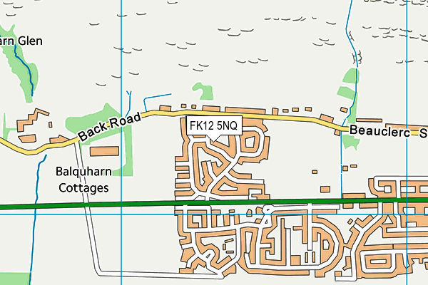 FK12 5NQ map - OS VectorMap District (Ordnance Survey)