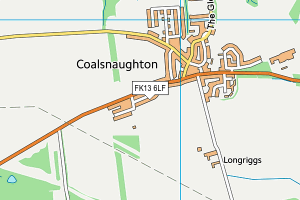 FK13 6LF map - OS VectorMap District (Ordnance Survey)