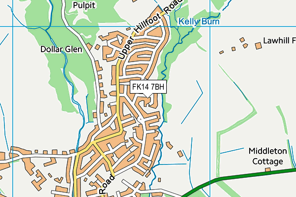 Map of RED HEN LTD. at district scale