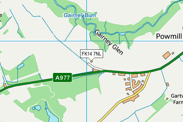 FK14 7NL map - OS VectorMap District (Ordnance Survey)