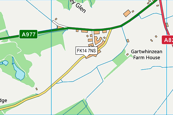 FK14 7NS map - OS VectorMap District (Ordnance Survey)