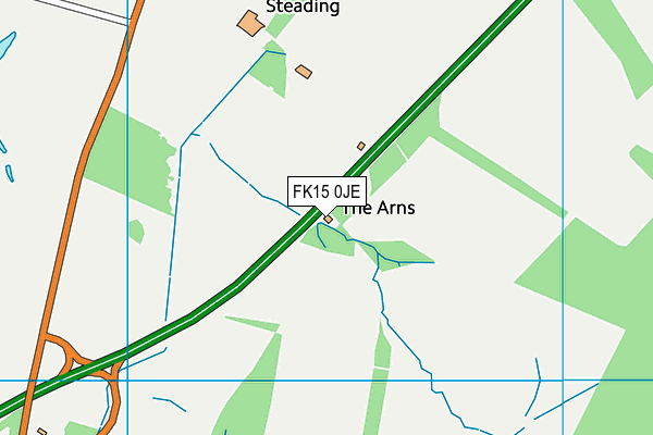 FK15 0JE map - OS VectorMap District (Ordnance Survey)