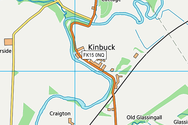 FK15 0NQ map - OS VectorMap District (Ordnance Survey)