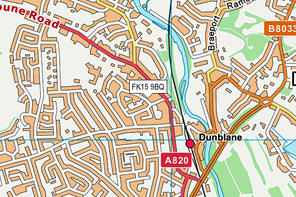 FK15 9BQ map - OS VectorMap District (Ordnance Survey)