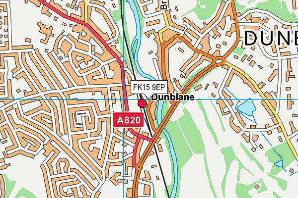 Map of VILLAGE INN DUNBLANE LTD at district scale