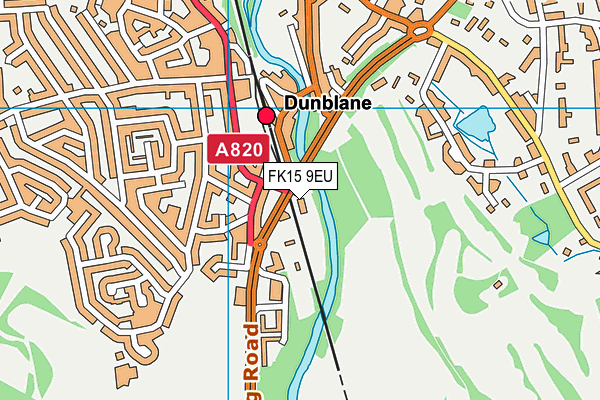 FK15 9EU map - OS VectorMap District (Ordnance Survey)