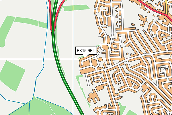 FK15 9FL map - OS VectorMap District (Ordnance Survey)