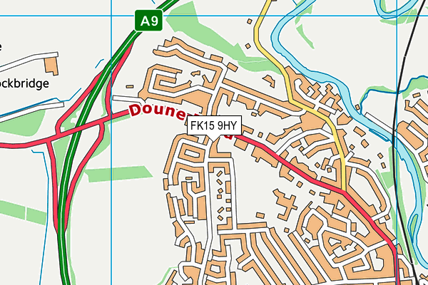 FK15 9HY map - OS VectorMap District (Ordnance Survey)