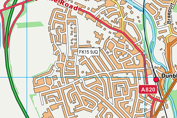 FK15 9JQ map - OS VectorMap District (Ordnance Survey)