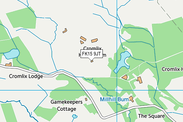 FK15 9JT map - OS VectorMap District (Ordnance Survey)