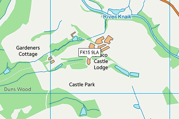 FK15 9LA map - OS VectorMap District (Ordnance Survey)