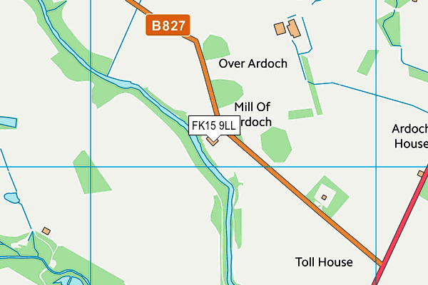 FK15 9LL map - OS VectorMap District (Ordnance Survey)