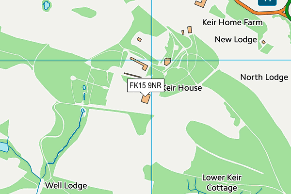 FK15 9NR map - OS VectorMap District (Ordnance Survey)