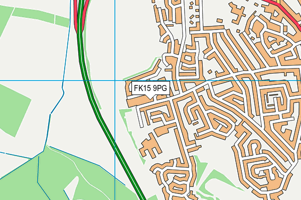 FK15 9PG map - OS VectorMap District (Ordnance Survey)