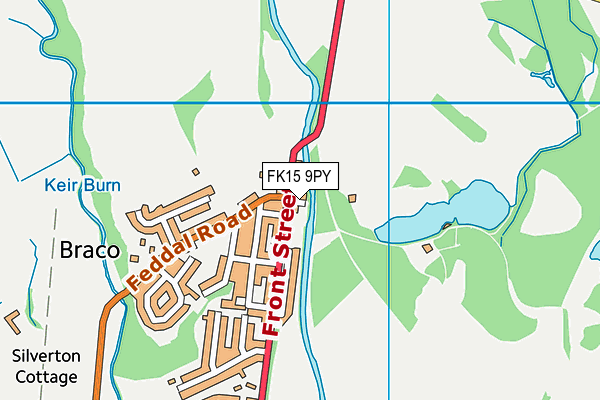 FK15 9PY map - OS VectorMap District (Ordnance Survey)