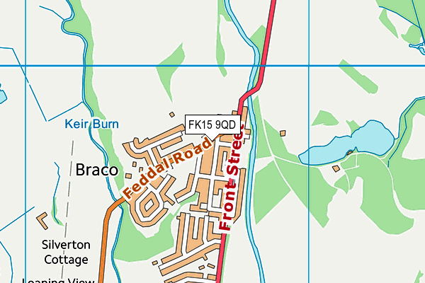 FK15 9QD map - OS VectorMap District (Ordnance Survey)