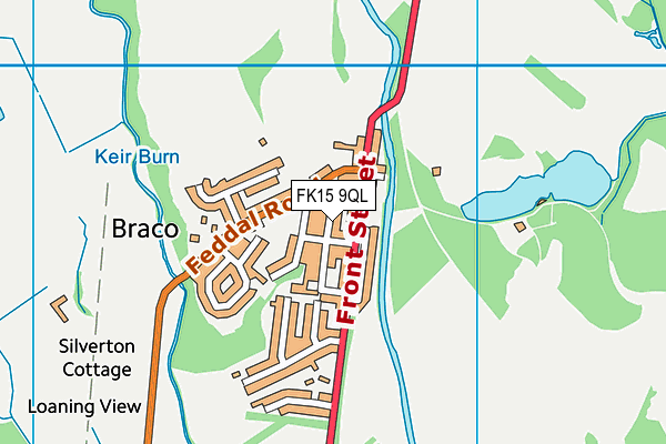 FK15 9QL map - OS VectorMap District (Ordnance Survey)