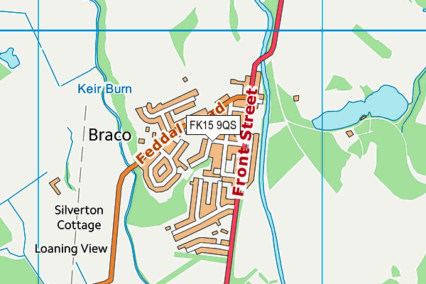 FK15 9QS map - OS VectorMap District (Ordnance Survey)