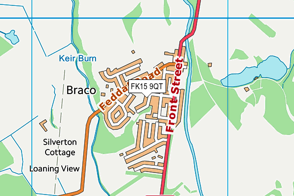 FK15 9QT map - OS VectorMap District (Ordnance Survey)