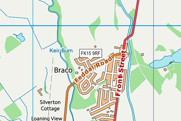 FK15 9RF map - OS VectorMap District (Ordnance Survey)