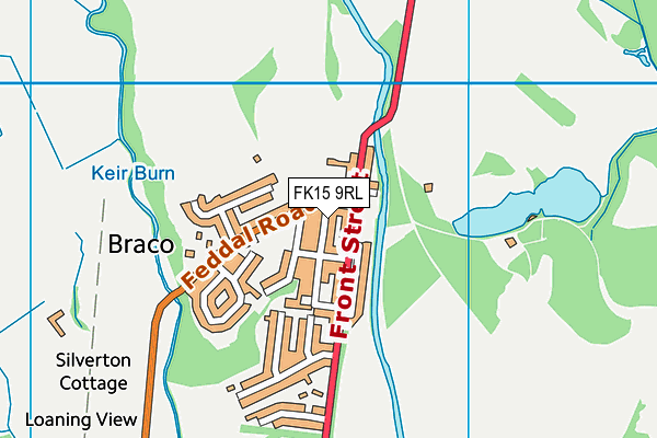 FK15 9RL map - OS VectorMap District (Ordnance Survey)