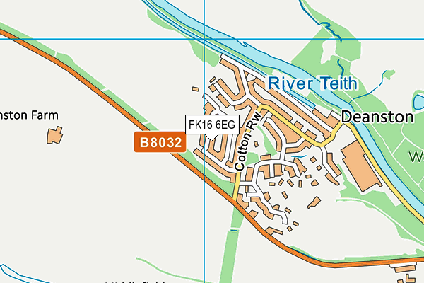 FK16 6EG map - OS VectorMap District (Ordnance Survey)