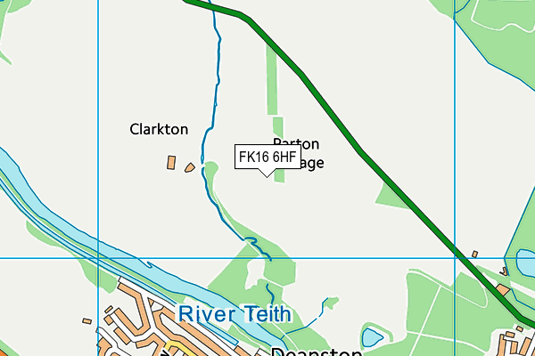 FK16 6HF map - OS VectorMap District (Ordnance Survey)