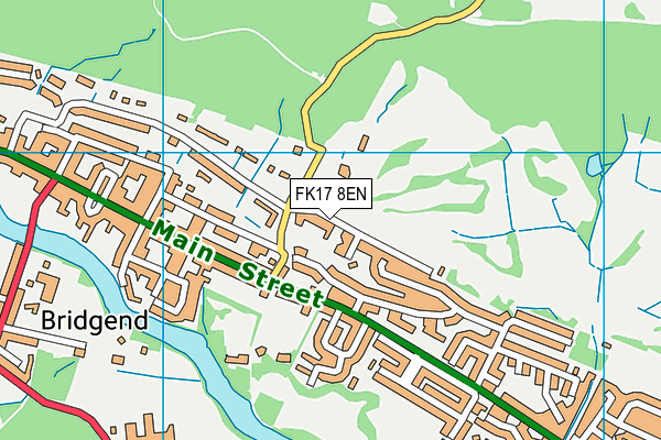 FK17 8EN map - OS VectorMap District (Ordnance Survey)