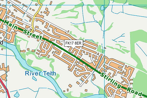 FK17 8ER map - OS VectorMap District (Ordnance Survey)