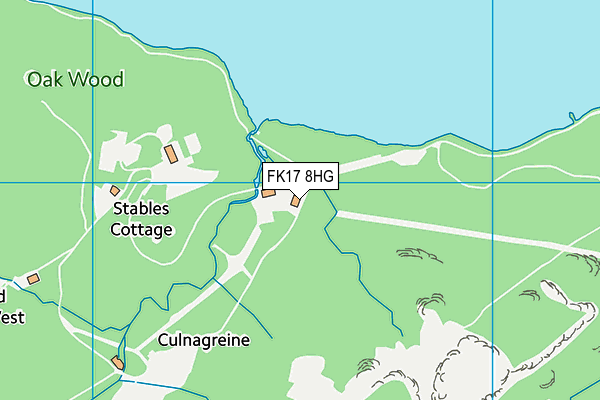 FK17 8HG map - OS VectorMap District (Ordnance Survey)