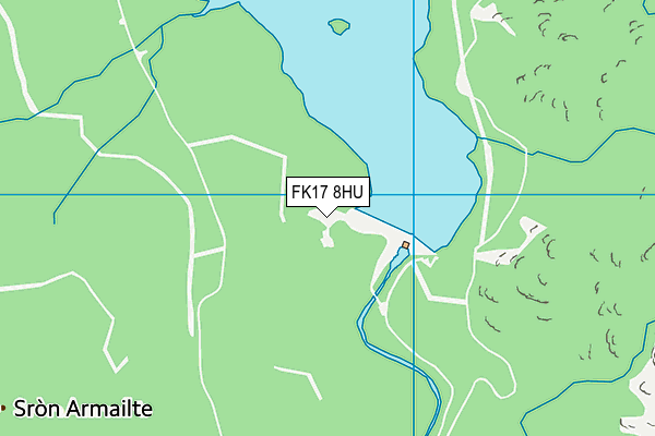 FK17 8HU map - OS VectorMap District (Ordnance Survey)