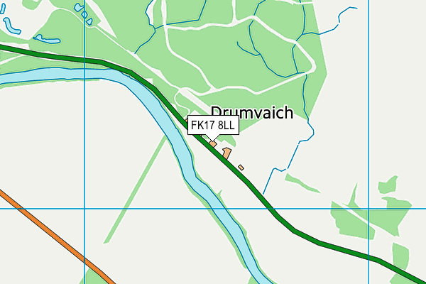 FK17 8LL map - OS VectorMap District (Ordnance Survey)