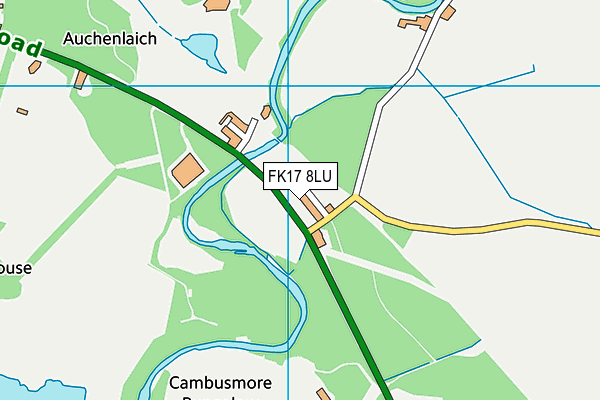 FK17 8LU map - OS VectorMap District (Ordnance Survey)