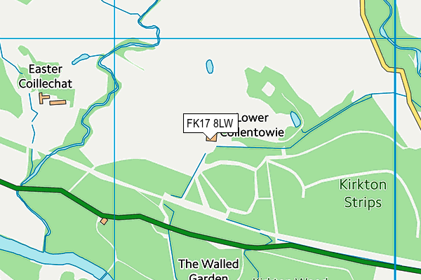FK17 8LW map - OS VectorMap District (Ordnance Survey)