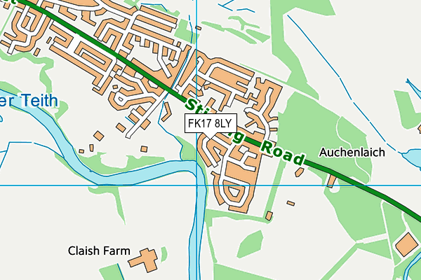 FK17 8LY map - OS VectorMap District (Ordnance Survey)