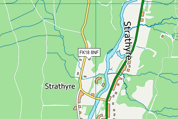 FK18 8NF map - OS VectorMap District (Ordnance Survey)