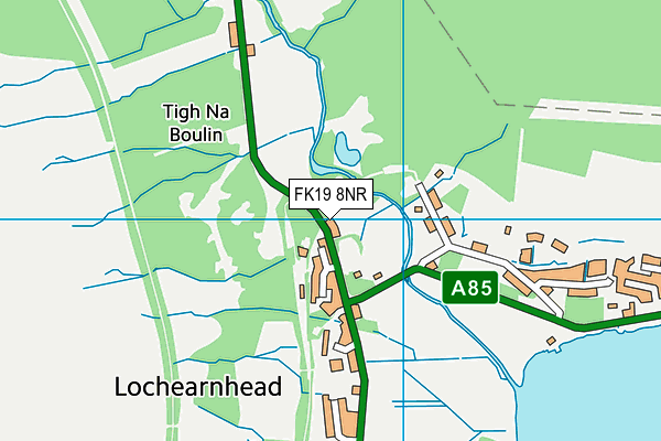 FK19 8NR map - OS VectorMap District (Ordnance Survey)