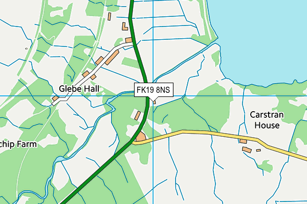 FK19 8NS map - OS VectorMap District (Ordnance Survey)