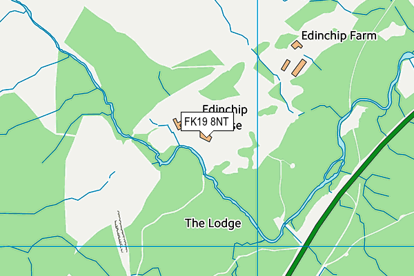 FK19 8NT map - OS VectorMap District (Ordnance Survey)