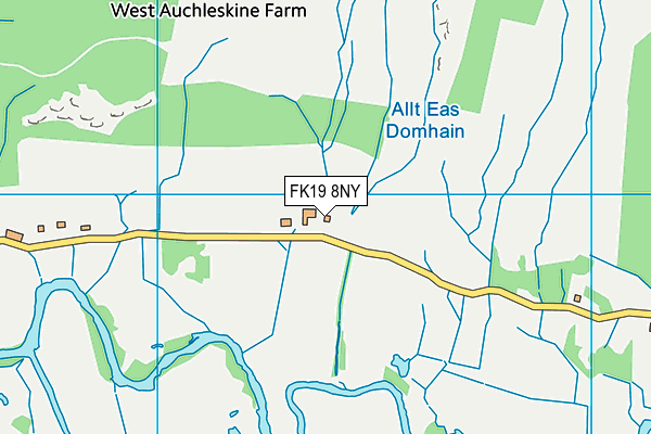 FK19 8NY map - OS VectorMap District (Ordnance Survey)