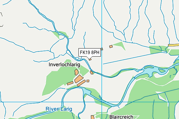 FK19 8PH map - OS VectorMap District (Ordnance Survey)