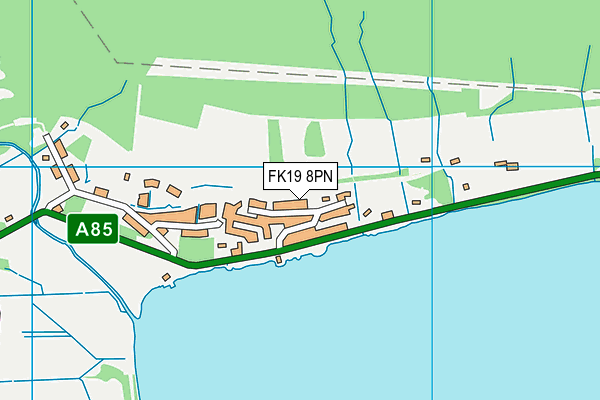 FK19 8PN map - OS VectorMap District (Ordnance Survey)