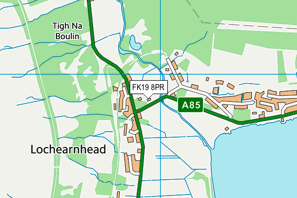 FK19 8PR map - OS VectorMap District (Ordnance Survey)